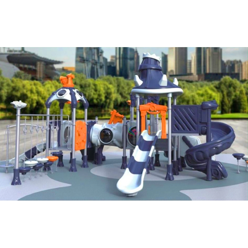 Children's outdoor playground equipment slide 1