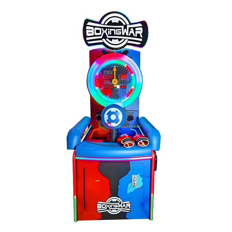 Boxing machine, impact force measuring machine, coin operated game machine, entertainment equipment 1