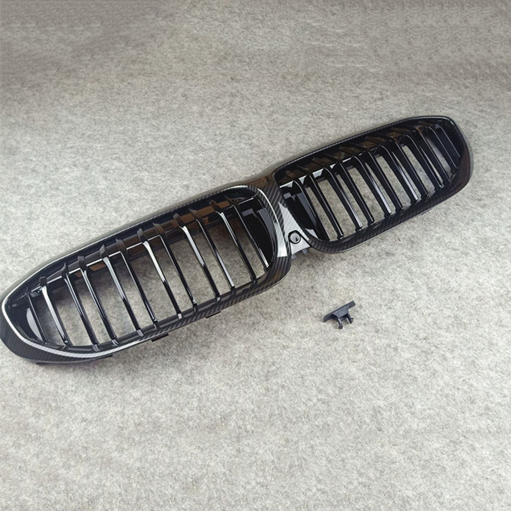 Carbon Pattern Front Bumper Mesh Kidney Grilles For BMW G20 G28 2019+ 5