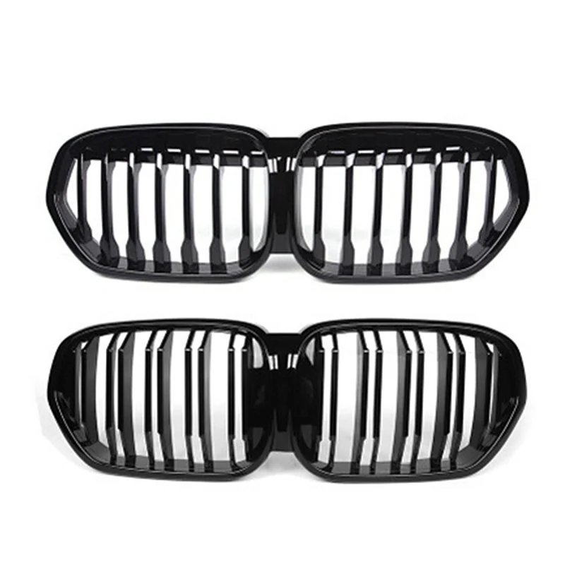 Car Front Bumper Grilles Racing Grills For BMW X1 F48 F49 2019+ 1