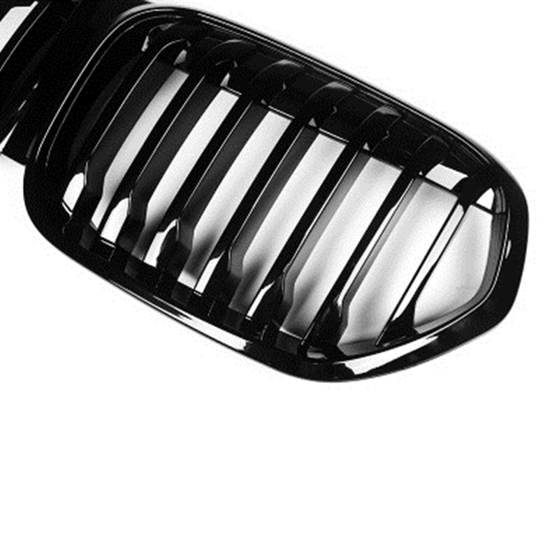 Car Front Bumper Grilles Racing Grills For BMW X1 F48 F49 2019+ 6
