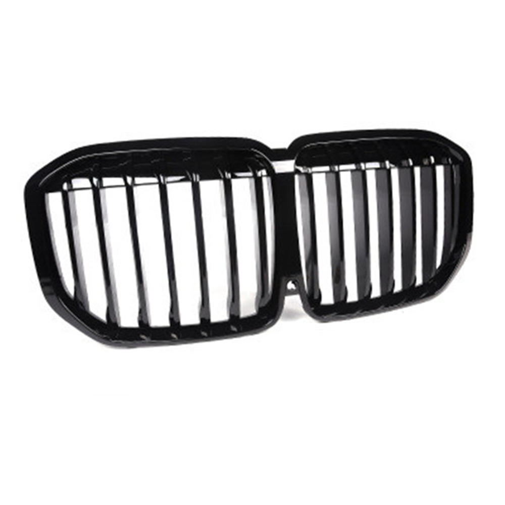 Auto Stoßstange Mesh Gitter Front Grills Schwarz Für BMW X7 G07 2019+ 2