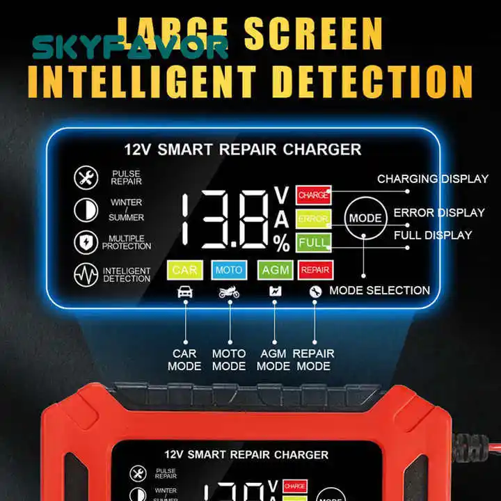 Best Car Battery Charger and Jump Starter by SKYFAVOR 5