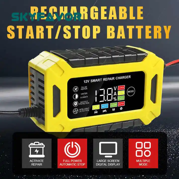 Best Car Battery Charger and Jump Starter by SKYFAVOR 6