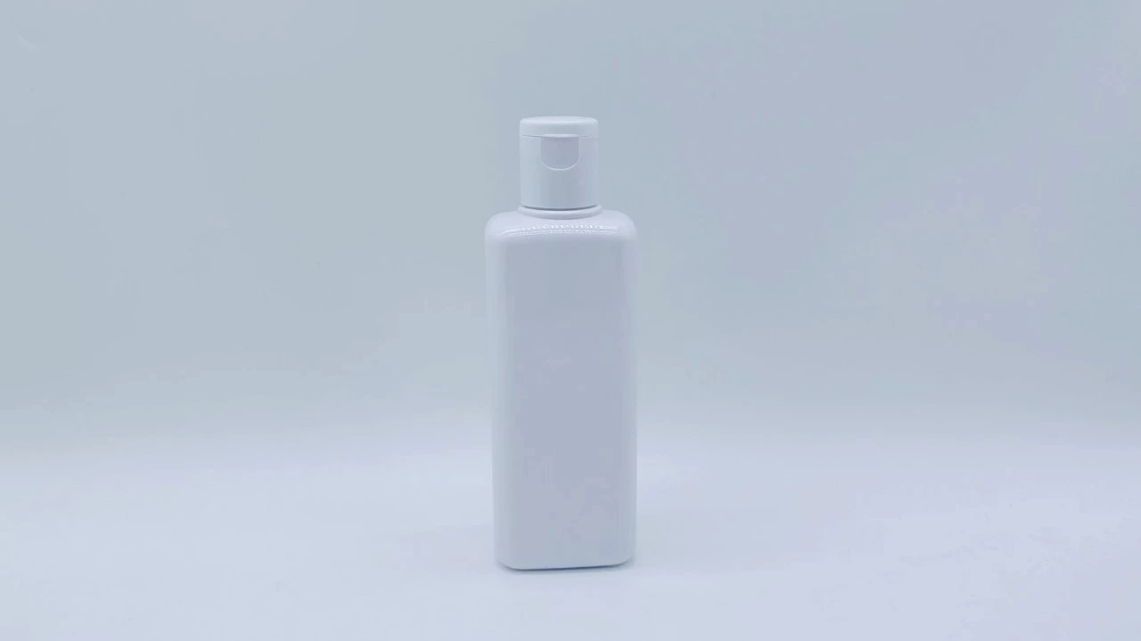 Glamorous 220ml white PET shampoo conditioner bottle for skin care packaging 1