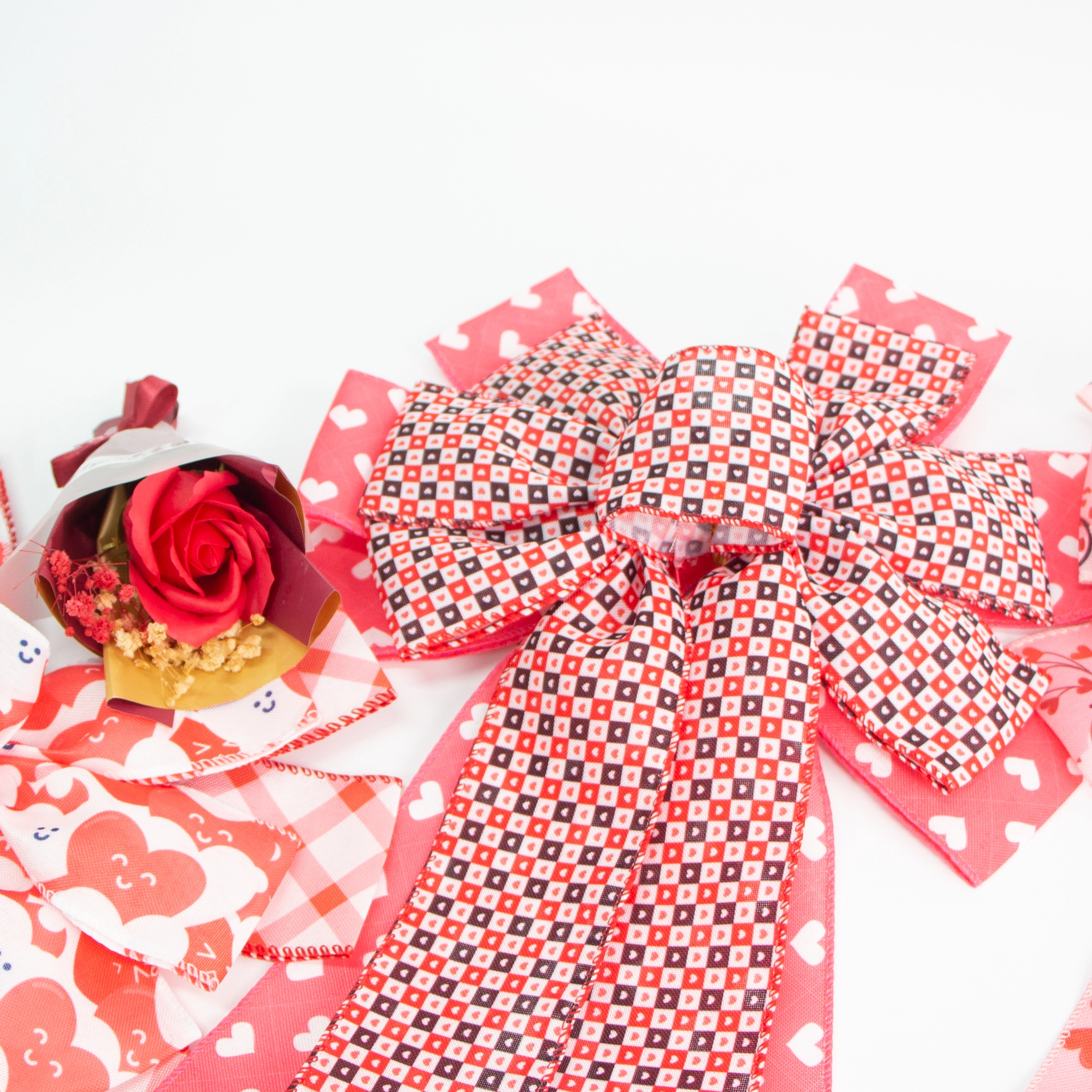 MSD Valentine's Day Best-Selling Bows Gift Flowers Perfume Decorations Romantic Fresh Ribbon Bows 1