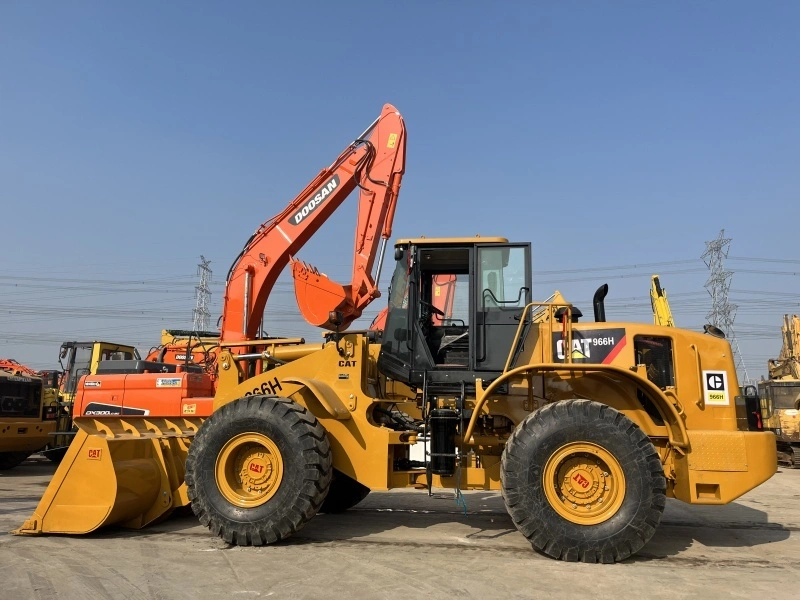 Wheel loader Caterpillar 966H yang berkinerja tinggi menggunakan mesin loader Cat C Y Q 1
