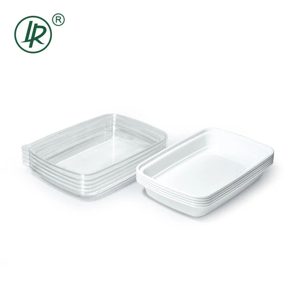 Clear Plastic Deli Containers with Lids by Lrpacking 7