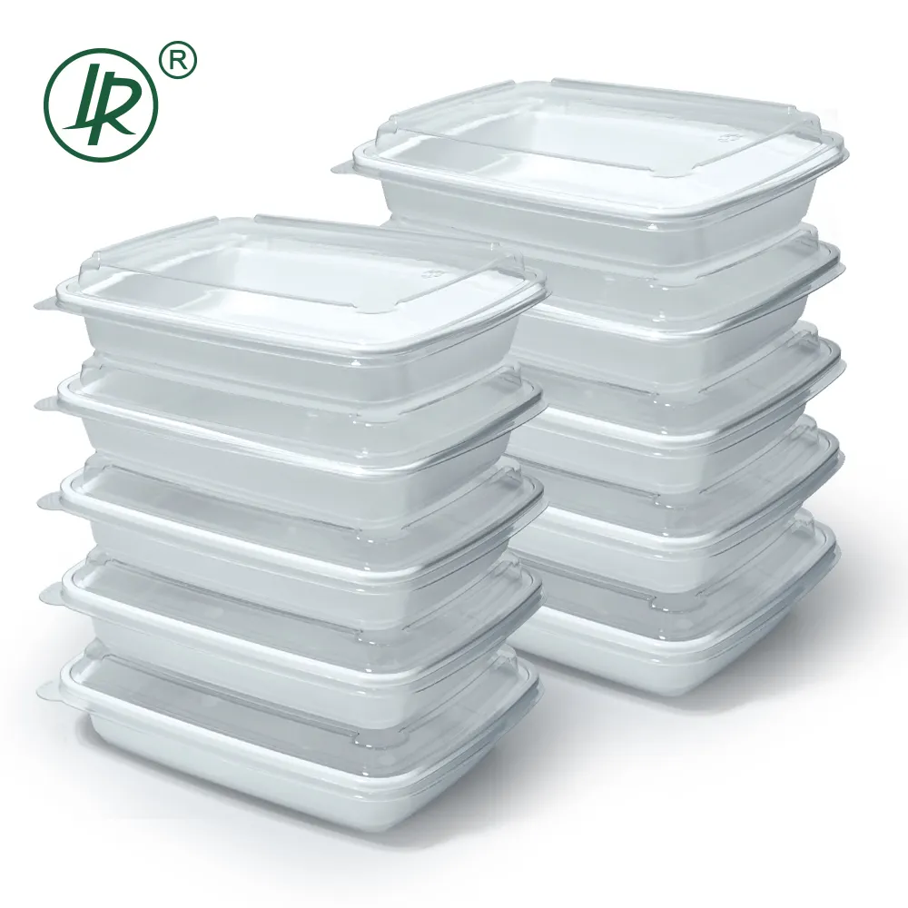 Clear Plastic Deli Containers with Lids by Lrpacking 6