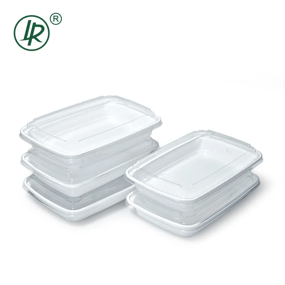 Clear Plastic Deli Containers with Lids by Lrpacking 5