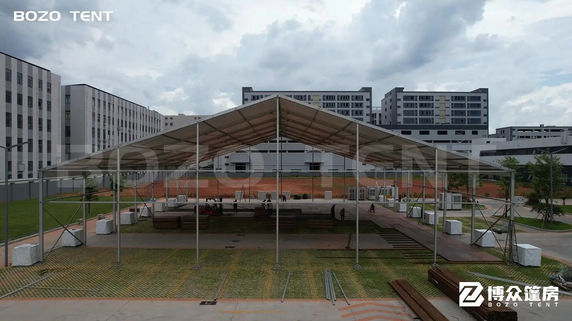 Bozo 30x35m Heavy Duty Exhibition Tent for Pastry Festival Events 1