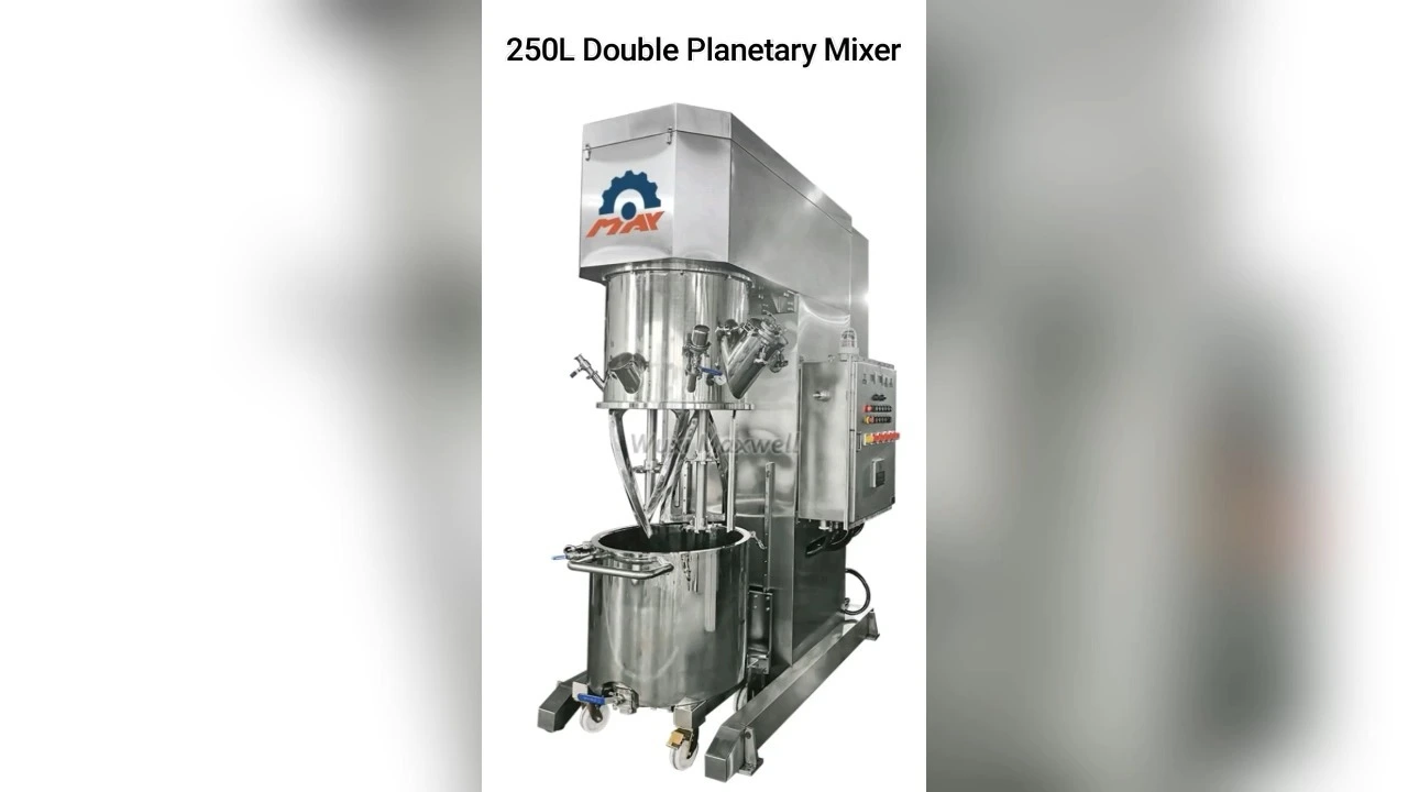 Průmyslové vakuové dvojité planetární mixérové ​​stroje 50L 100L 200L 250L 1