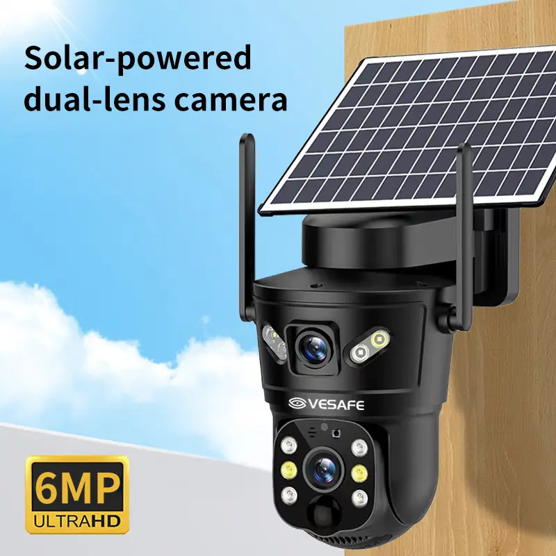 Solar Powered Cctv Camera 4g for Outdoor Factory Direct Supply 2