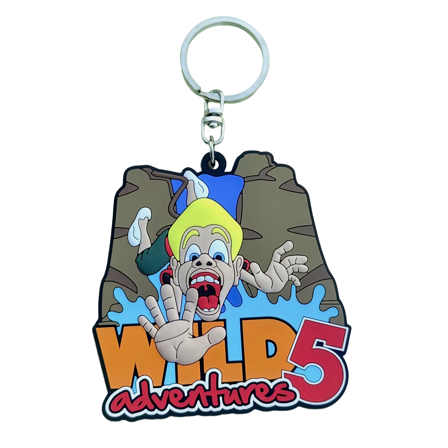 Porte-clés de personnage de dessin animé en silicone 3D personnalisé pour un usage promotionnel - Porte-clés de chaîne 3D Silicona Anime 1