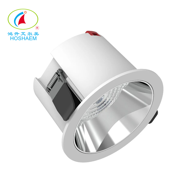 Hongsheng HOSHAEM COB Downlight Recessed Eye Protection Deep Anti-glare Ceiling Light Hotel Wall Washer Spotlight Supplier 6
