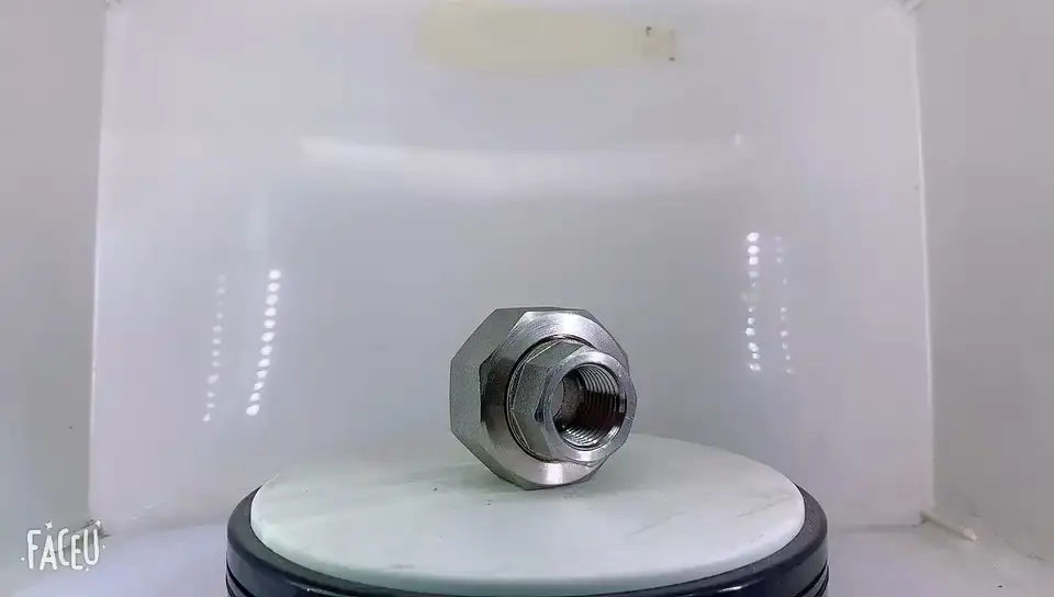 HY Class 3000 NPT Thread Stainless Steel Female Threaded Union 1