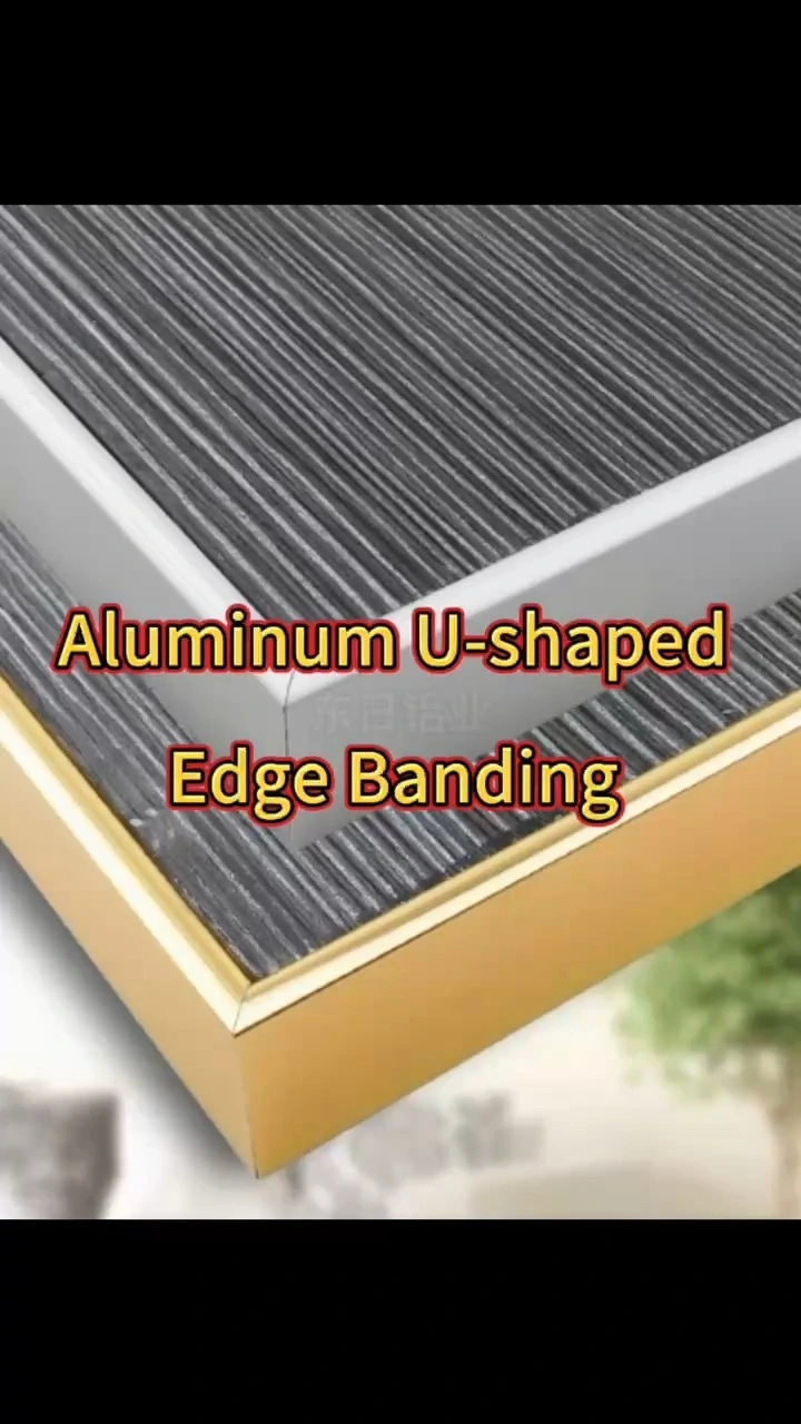 15mm 17mm 18mm Aluminium U Trim Metal Closing Edge for Table Furniture Edging Trim Strips 1
