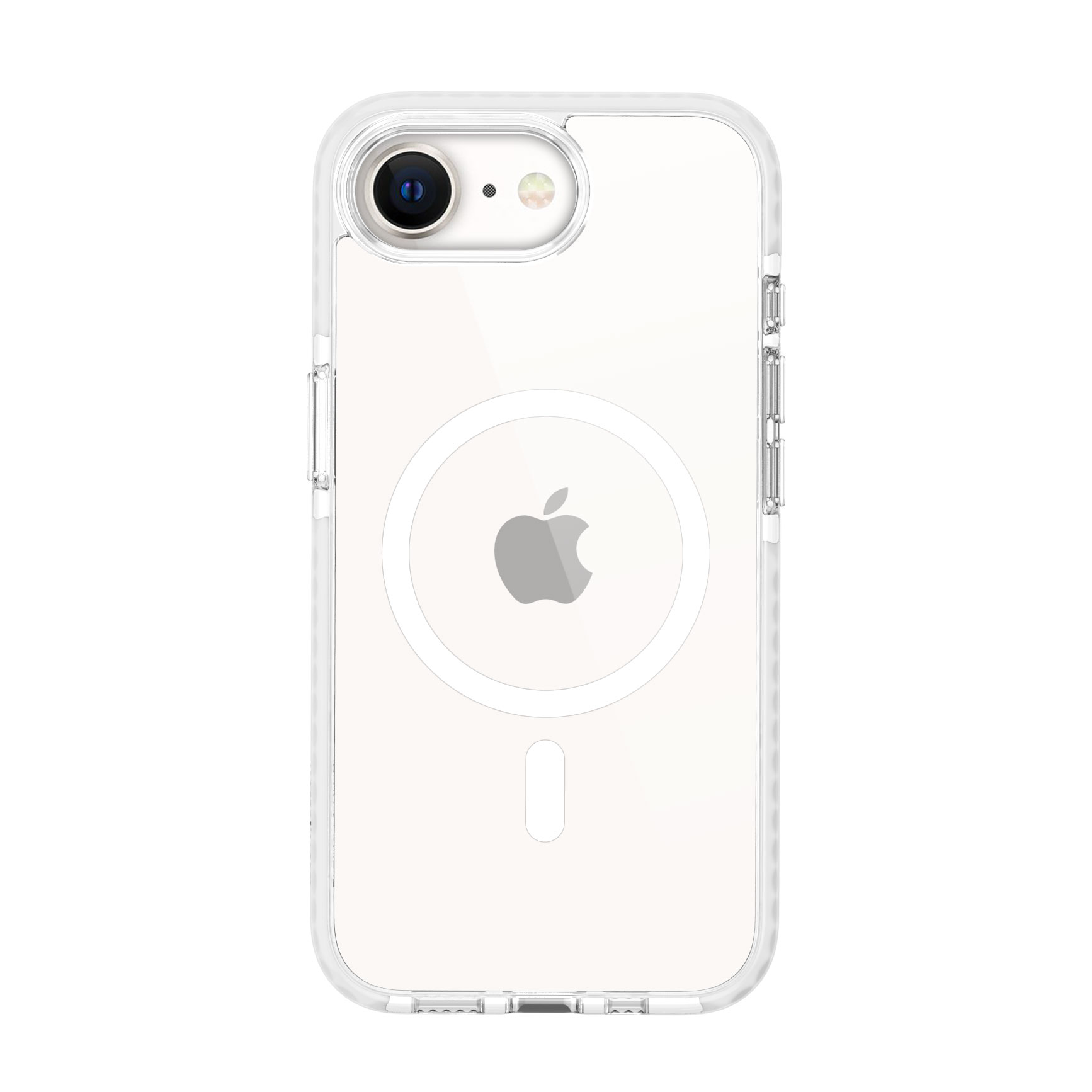 Newest design OEM Clear mobile phone case Anti-Yellow TPE TPU shockproof Magnetic Protector Cases For iPhone SE4 8