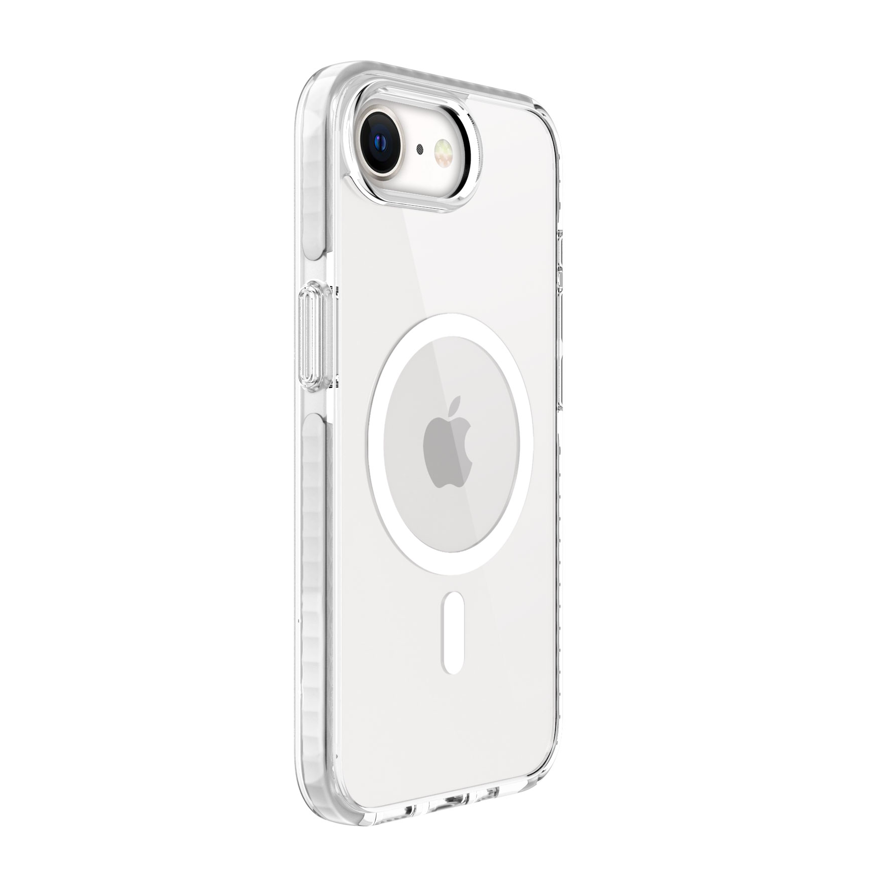 Newest design OEM Clear mobile phone case Anti-Yellow TPE TPU shockproof Magnetic Protector Cases For iPhone SE4 9