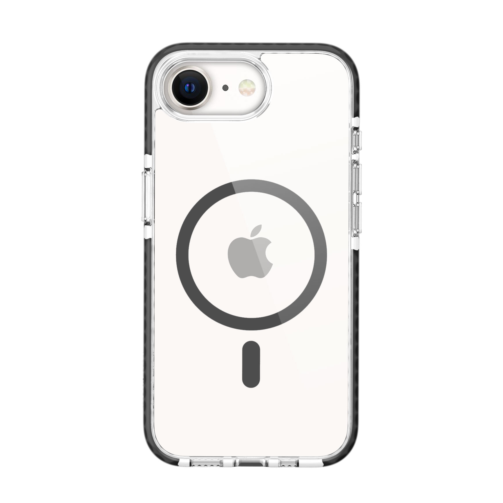 2025 Couverture complète Antichoc TPU + PC Étui de téléphone transparent Housse de téléphone magnétique pour iPhone SE 4 2
