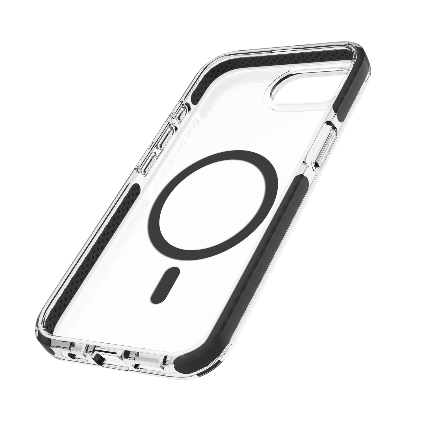 2025 Couverture complète Antichoc TPU + PC Étui de téléphone transparent Housse de téléphone magnétique pour iPhone SE 4 11