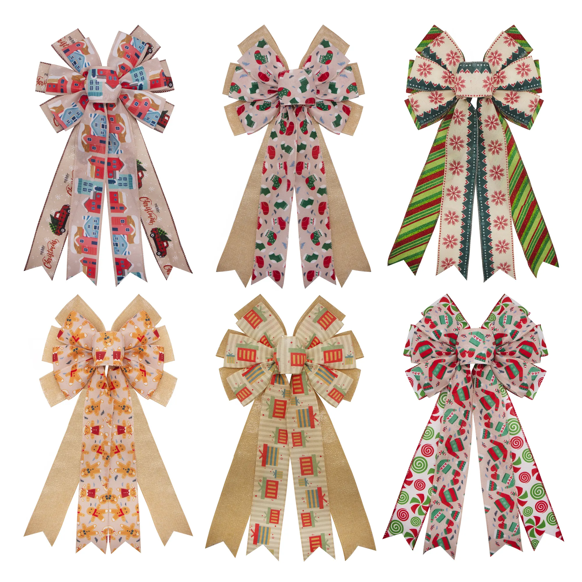 Top Christmas Bows and Ribbons Supplier 6