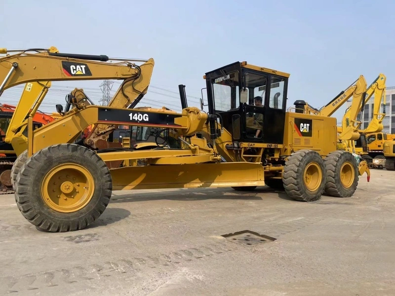 معدات البناء عالية الأداء ممهدة الطرق Cat 140G تستخدم ممهدات الطرق ماكينات CYQ 1