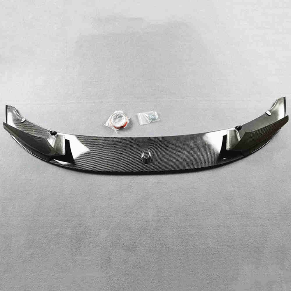 MP Style Car Bumper Front Lip Carbon Pattern For BMW F10 2010-2016 2