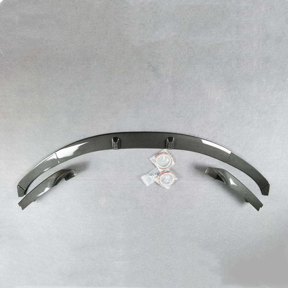 Car Bumper Front Spoiler Lip Carbon Look For BMW F22 2014-2016 1