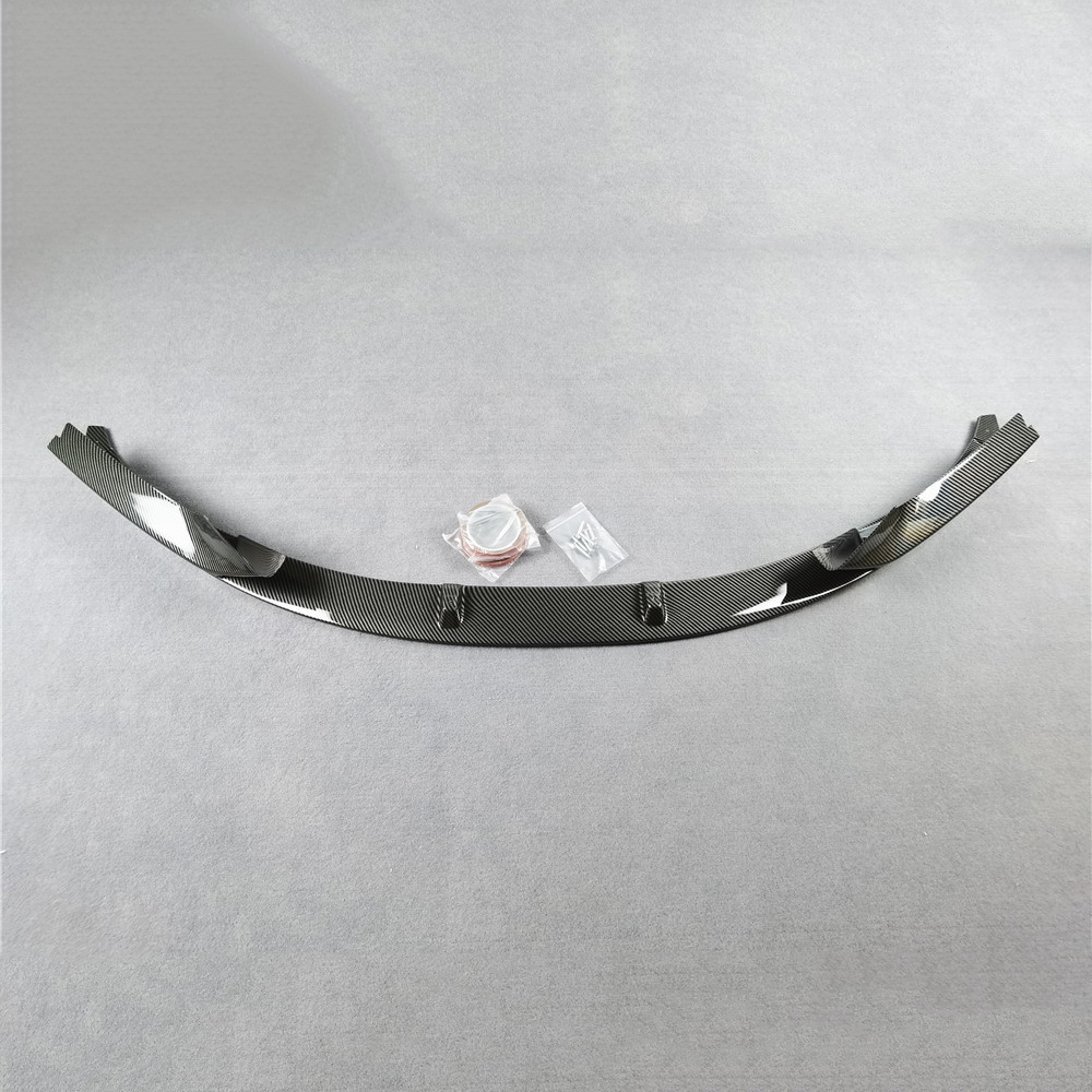 Car Bumper Front Spoiler Lip Carbon Look For BMW F22 2014-2016 2