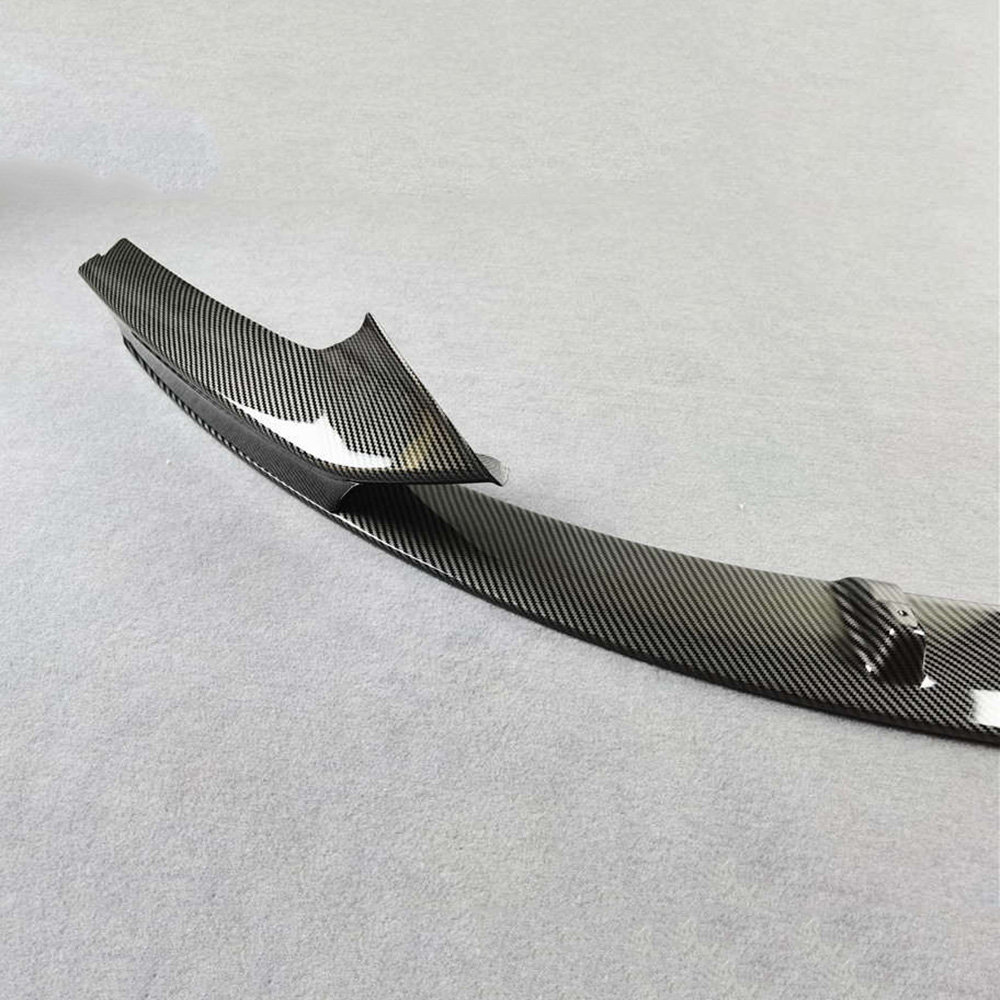 Car Bumper Front Spoiler Lip Carbon Look For BMW F22 2014-2016 3