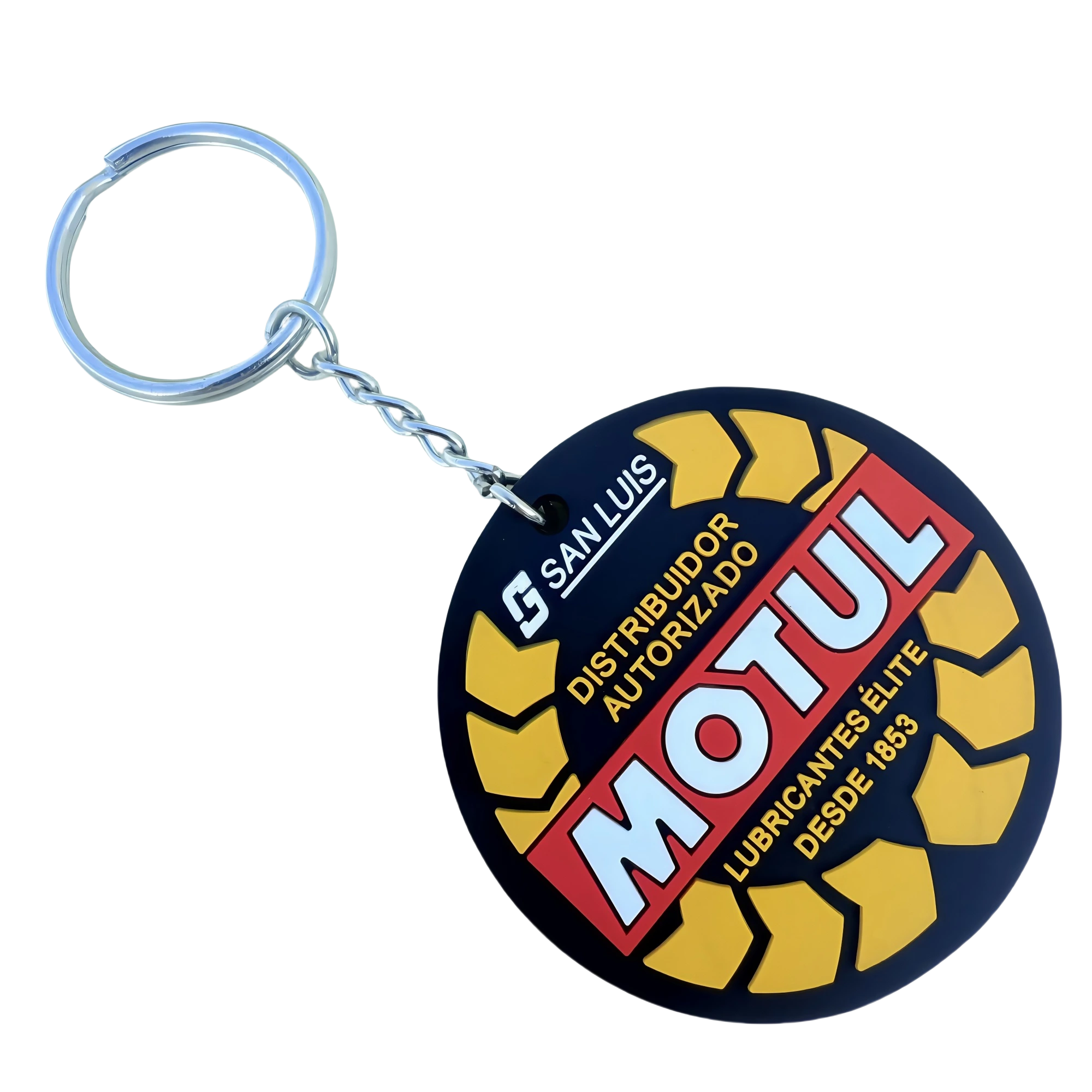 2D Soft PVC Keychain Logo Silicone Rubber Keyring Customized Key Chain 1