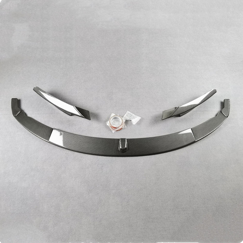 Car Bumper Front Spoiler Lip Carbon Look For BMW F30 2012-2016 1