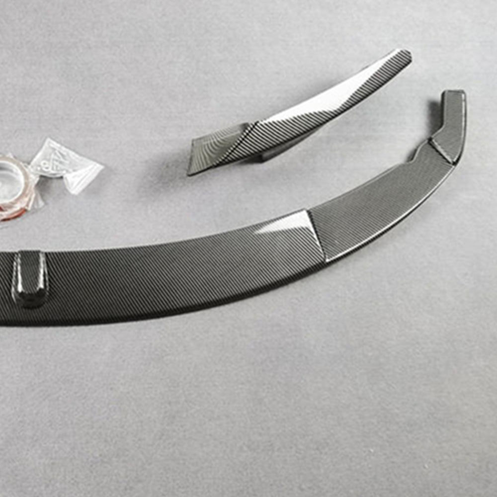 Car Bumper Front Spoiler Lip Carbon Look For BMW F30 2012-2016 4