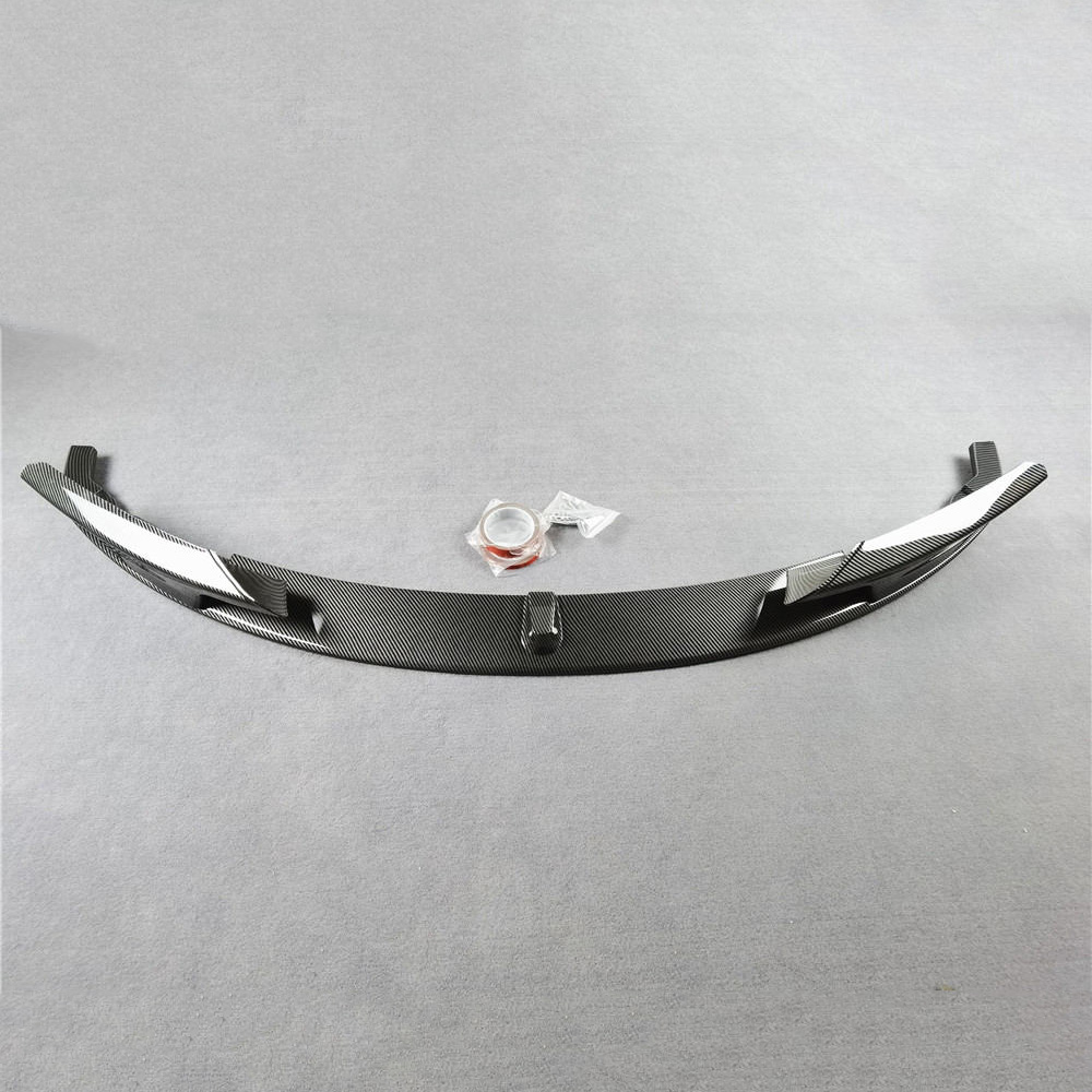 Car Bumper Front Spoiler Lip Carbon Look For BMW F30 2012-2016 2