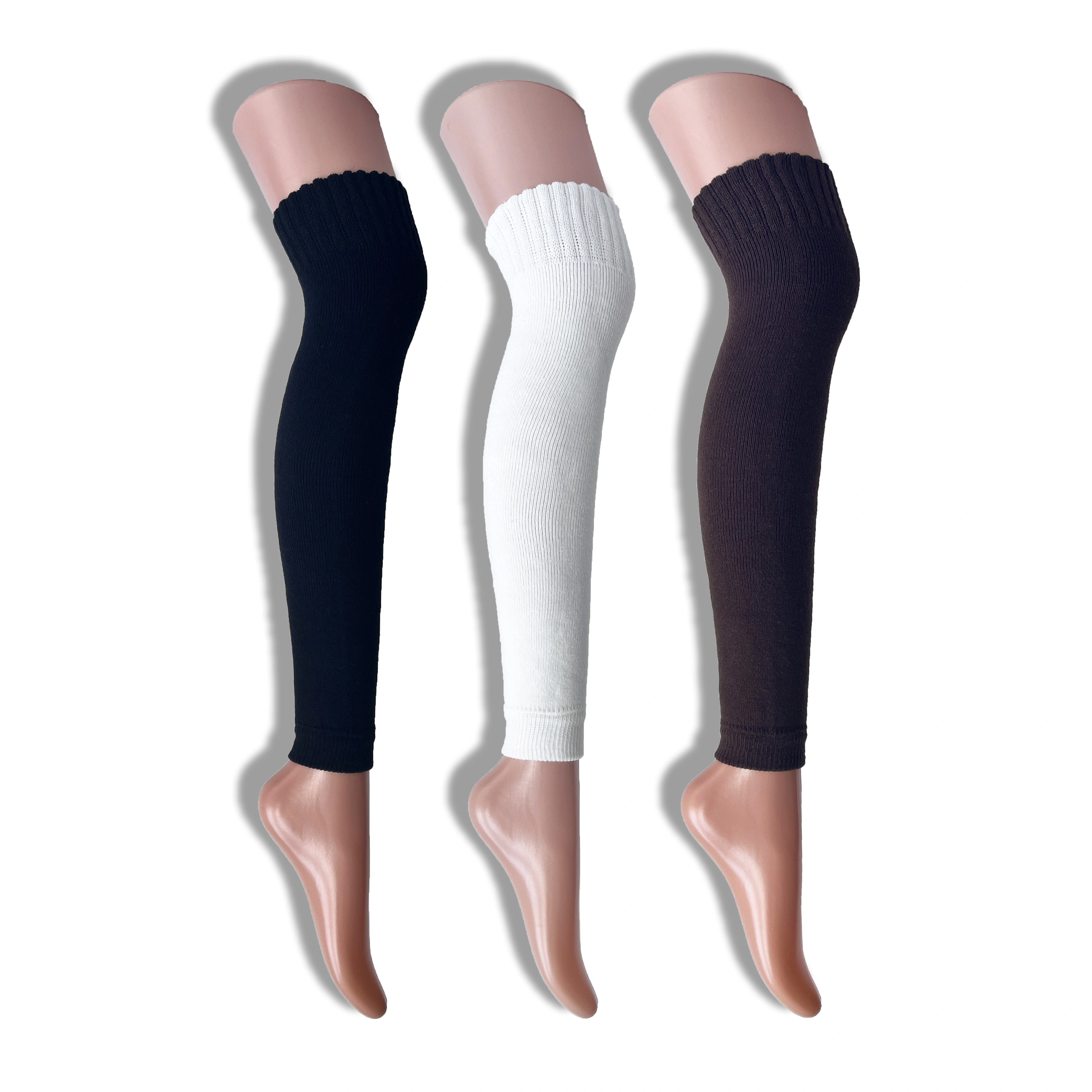 Las mujeres del invierno calientan el diseño anti-caída del color de los calcetines hasta la rodilla de los calcetines calientes mantienen caliente HY-W-017 1