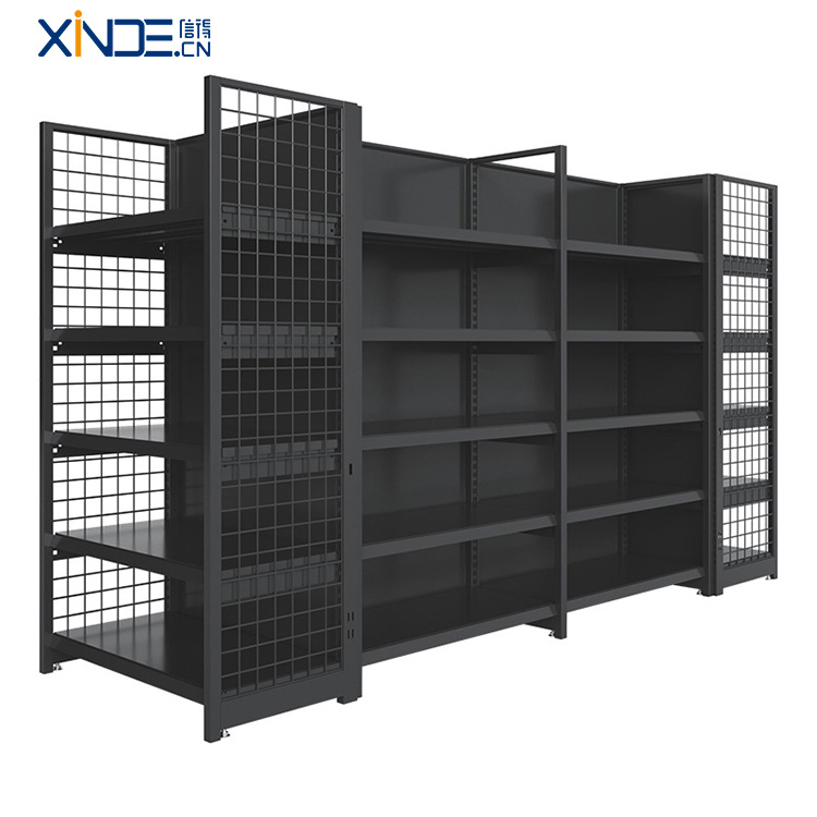 رفوف السوبر ماركت المعدنية Xinde - حلول مخصصة ODM OEM متوفرة 6