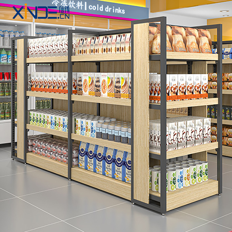 XINDE Customizable Supermarket Shelf Display Rack for Business Use 7