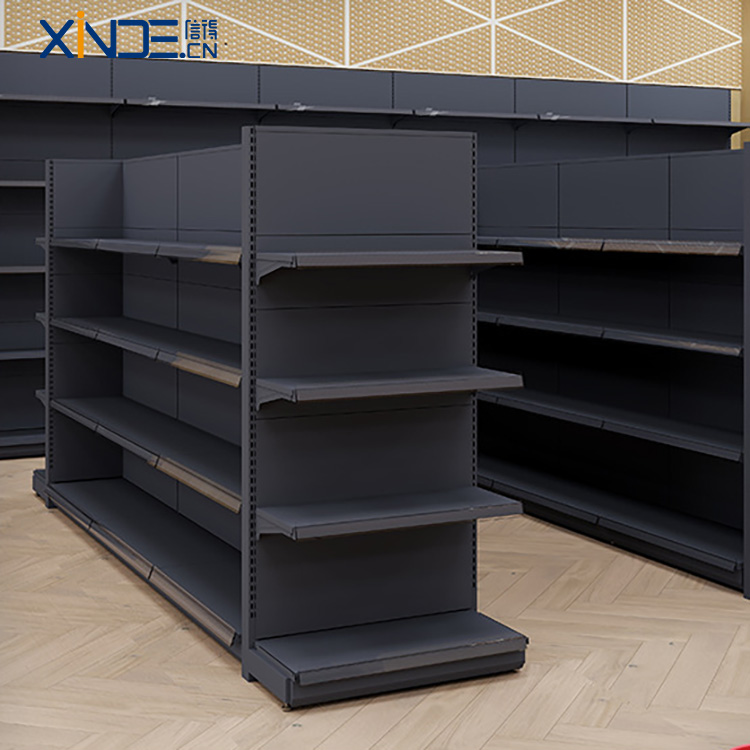 رفوف السوبر ماركت المعدنية Xinde - حلول مخصصة ODM OEM متوفرة 7