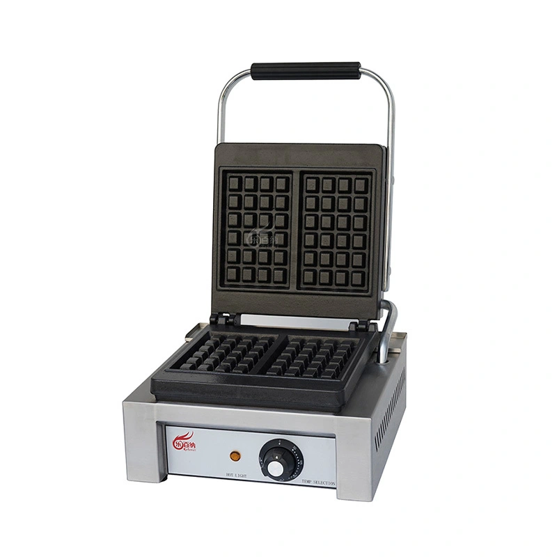 Cast Iron Waffle Maker with Square Plate, 30 Belgian Waffles Per Hour (WB-S) 1