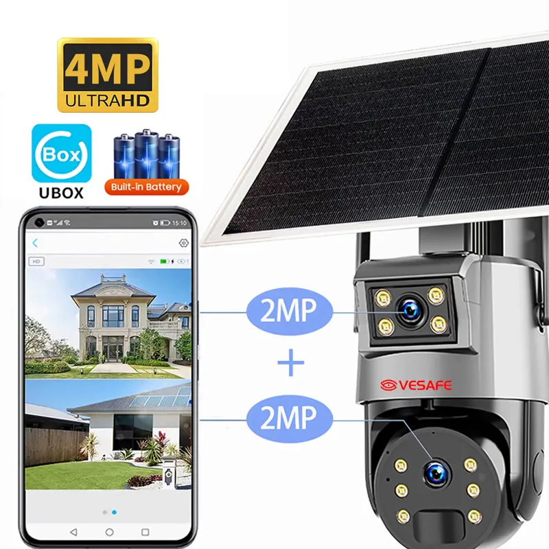 For Outdoor Cctv Solar Camera by VESAFE 2