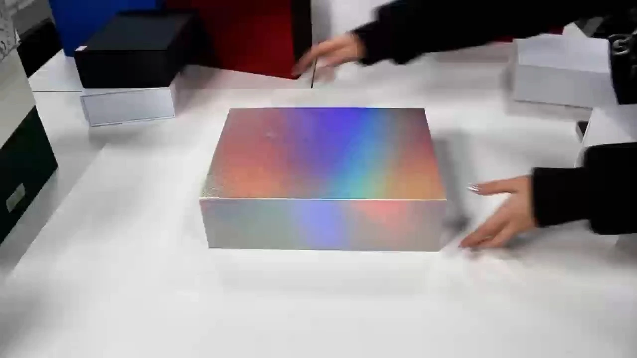 Luxus-Splitter-Geschenkbox mit holografischer Magnetverpackung 1