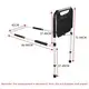 Bedside Safety Rail by Hosing 9