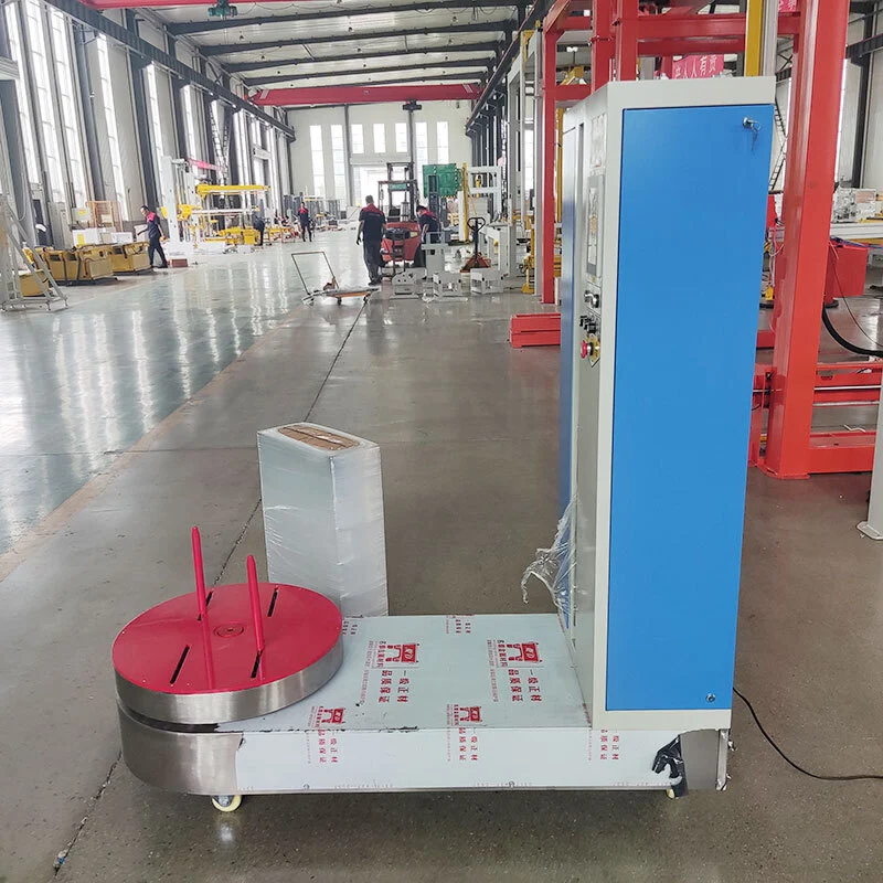 Máquina profesional para envolver equipaje en aeropuertos: solución eficiente y segura 1