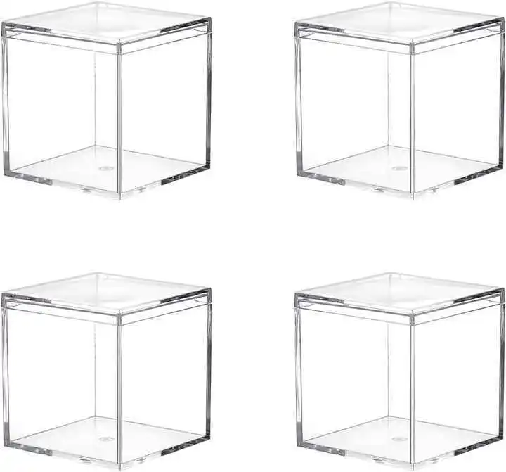O yatọ si Iwon Square Ko Apoti Ibi ipamọ pẹlu Ideri Fun Iṣakojọpọ Soobu 1