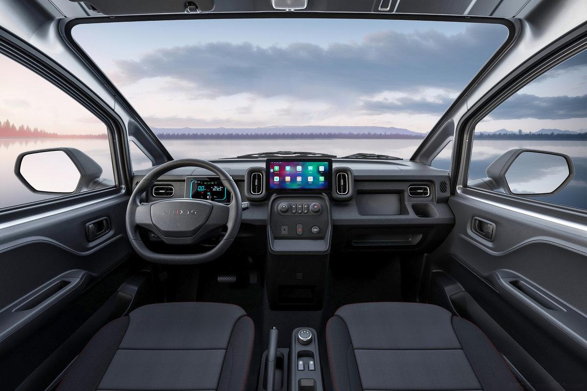 I-Wuling Linxys G200B NEV Van ene-Golden Cargo 2024 Freight Model emhlophe ene-RWD 100kWh Ibhethri eline-Slow Charging Electric Mini Van LHD Truck Iyathengiswa 7
