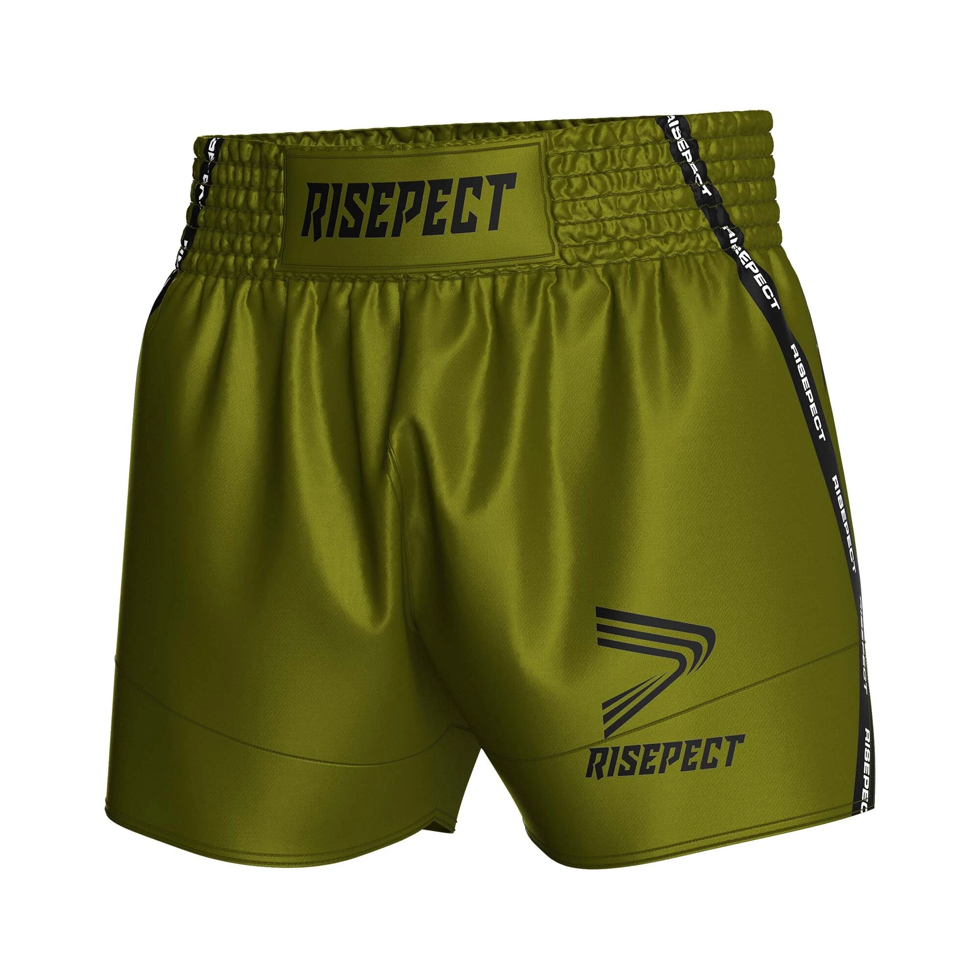 Rise Dark Green Muay Thai Shorts MMA Thailand Shorts 1
