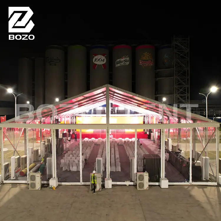 Reliableclear Span Tent Structures for Sport 850g PVC Fabric Customized 3