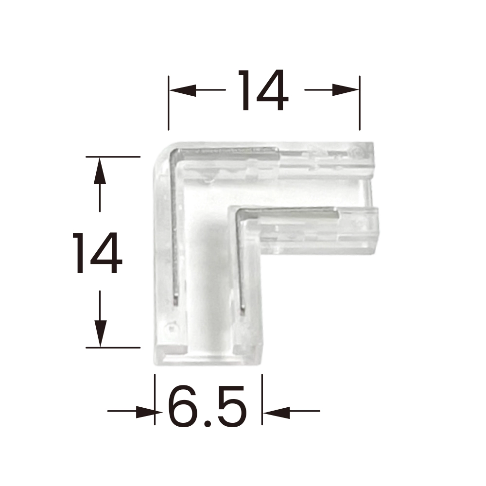 Conectores de esquina de 90° (2 pines) 5 mm (10 piezas) 1