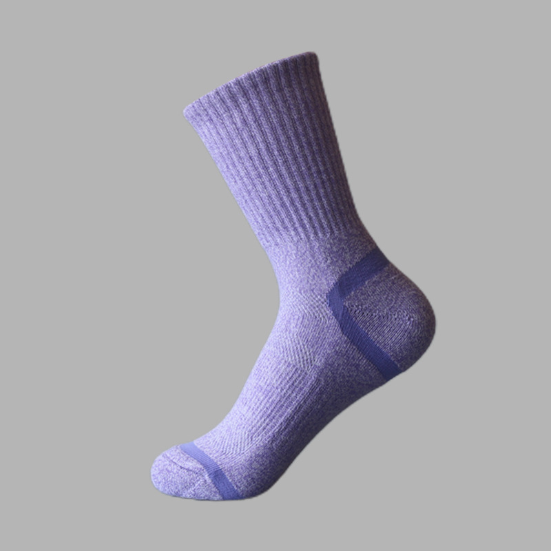 Winter Mid Tube Sports Socks with Towel Bottom for Basketball, Football, Outdoor Activities 2